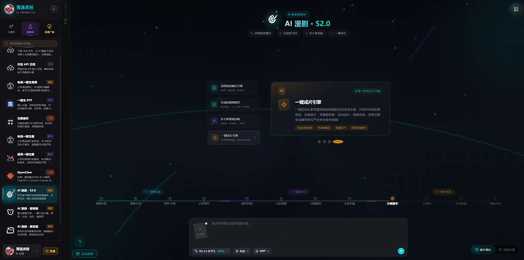 横版AI漫剧素材效果